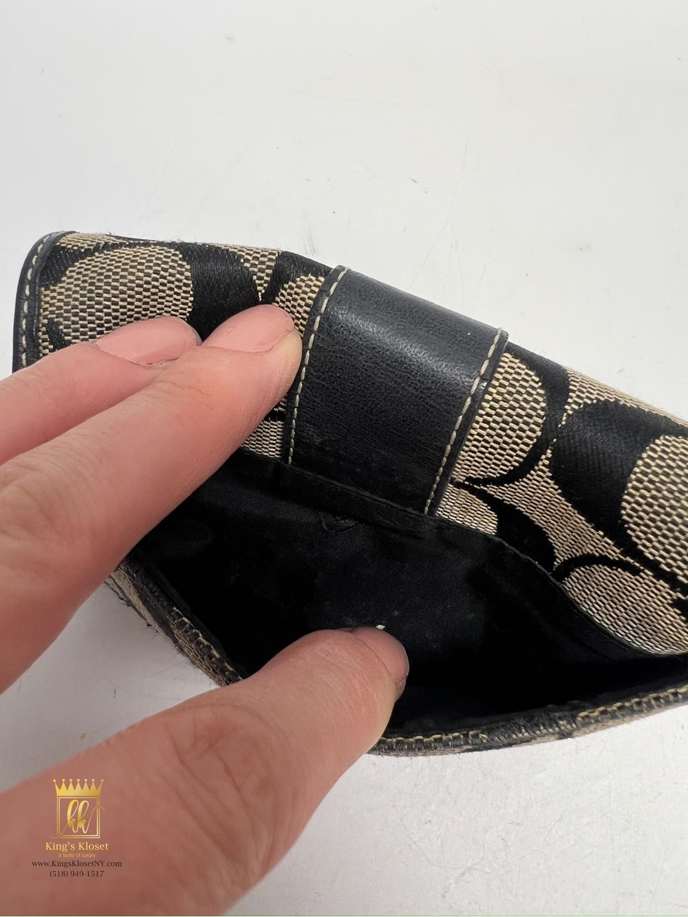 Coach Signature Bifold Wallet - Picture 5 of 11